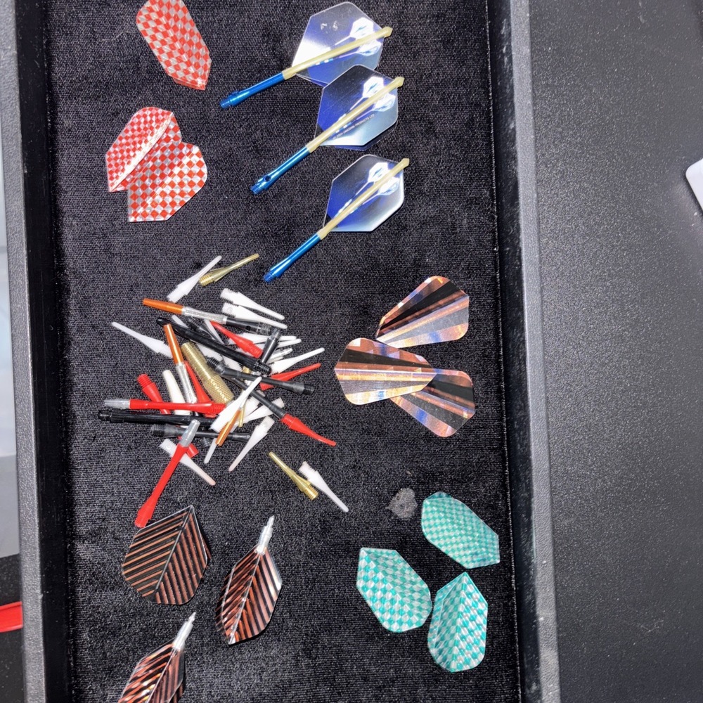 Throwing Darts Flights Shafts Set Professional Game Dart Flights Shafts mix 3836